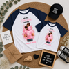 Papa & Daughter Father’s Day Matching Raglan T-Shirts combo