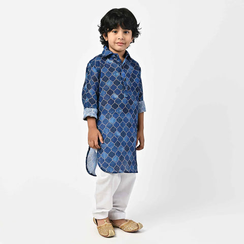 MOROCCAN PRINTED KIDS PATHANI