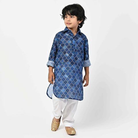 MOROCCAN PRINTED KIDS PATHANI
