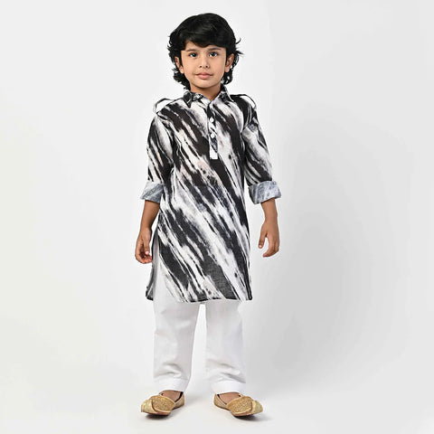 ABSTRACT PRINTED KIDS PATHANI