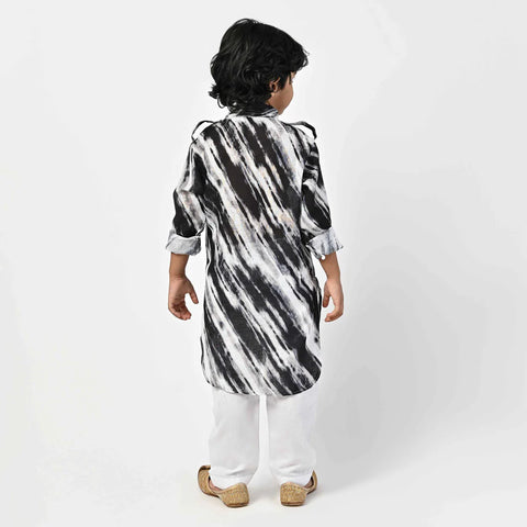 ABSTRACT PRINTED KIDS PATHANI