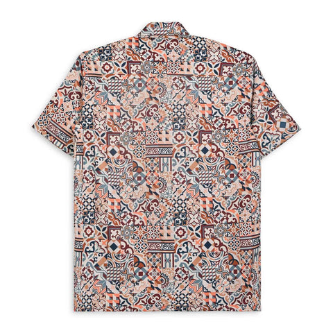 PASTEL COLOUR GEOMETRIC PRINTED SHIRT