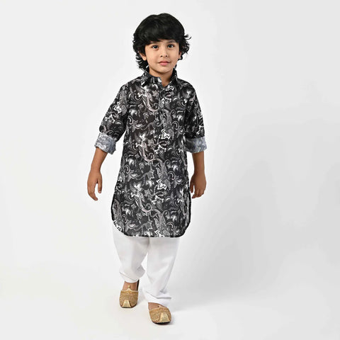 PAISELY PRINTED KIDS PATHANI