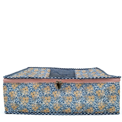 RETRO FLORAL CHARM PRINT GRAND SAREE ORGANIZER