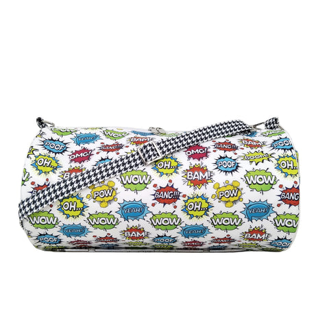 BAM–BOOM BUBBLES PRINT DUFFEL BAG