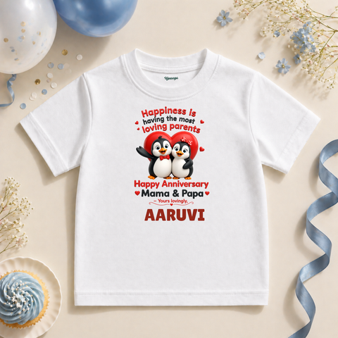 Lion Family Anniversary Custom Name T Shirt