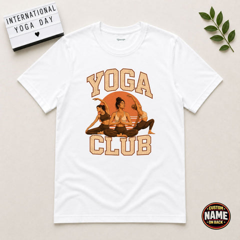 Yoga Club Girl Printed Tshirt