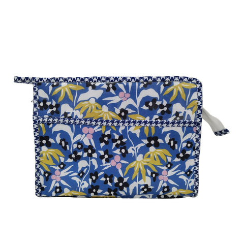WILLOW BLOSSOMS PRINT TRIOZIP TOILETRY BAG