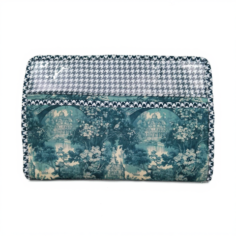 ENCHANTED CASTLE GARDEN PRINT MAXSTOR TOILETRY BAG