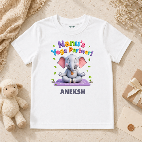 Nanu’s Yoga Partner Cute Meditating Elephant Calm Baby Spiritual Kids