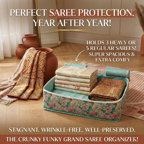 EMERALD GARDEN PARTY GRAND SAREE ORGANIZER