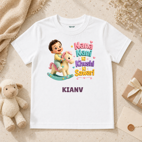 Nana Nani Ki Khushi Ki Sawari Cute Bundle Of Joy And Smiles