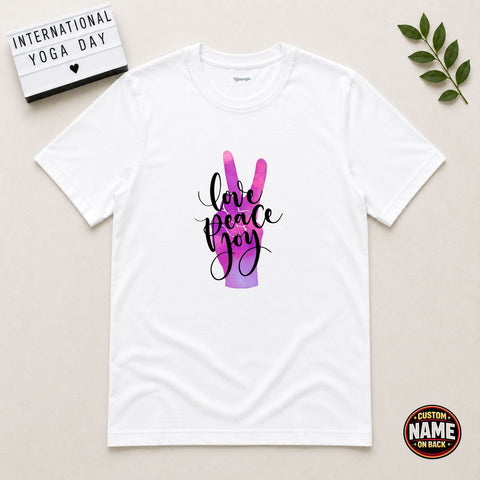 Love Peace Yoga Tshirt