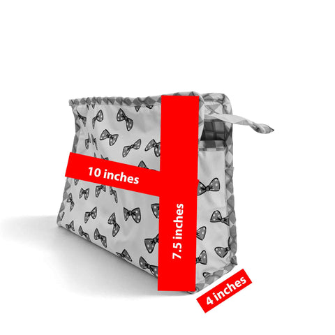 SPACE INVADERS PRINT TrioZip Toiletry Bag