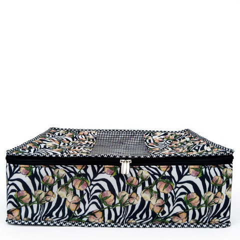 SAVANNA SAFARI BLOOM PRINT GRAND SAREE ORGANIZER