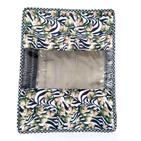 SAVANNA SAFARI BLOOM PRINT GRAND SAREE ORGANIZER