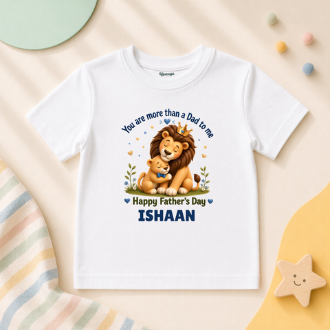 DADDY YOU’RE THE BEST BABY LION SHIRT