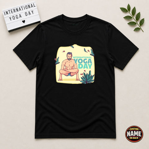 Mind Body Soul International Yoga day Tshirt