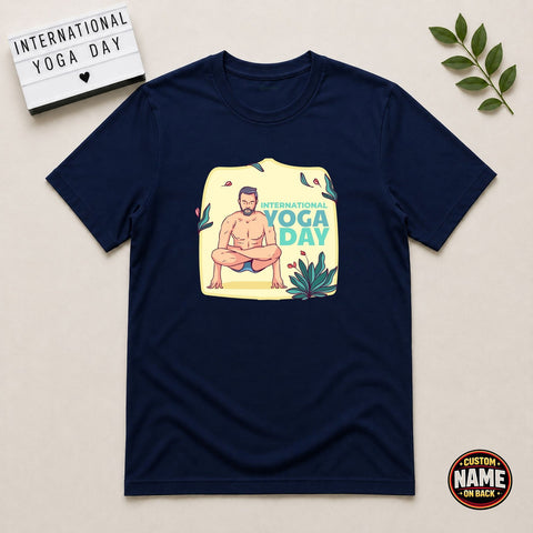 Mind Body Soul International Yoga day Tshirt