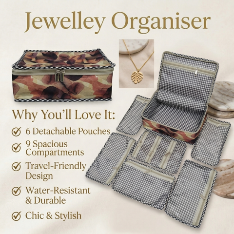 AUTUMN VEIL PRINT JEWELRY ORGANIZER