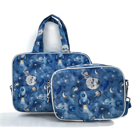 GALAXY WONDERS PRINT TRAVEL BAG