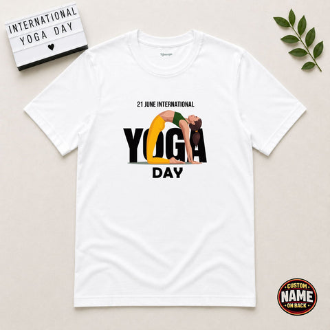 21st June Yoga day Tshirt