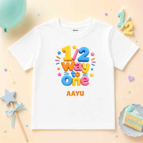One Milestone Birthday Custom Name T Shirt (Copy)
