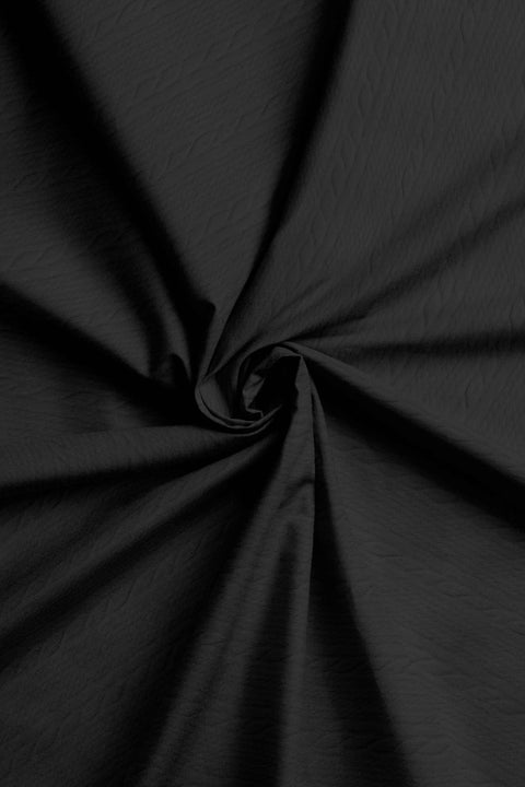 Weave Textured Black