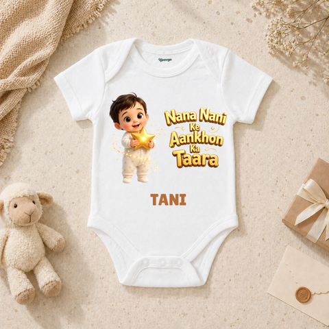 Nana Nani Ke Aankhon Ka Taara Adorable Little One Full Of Joy