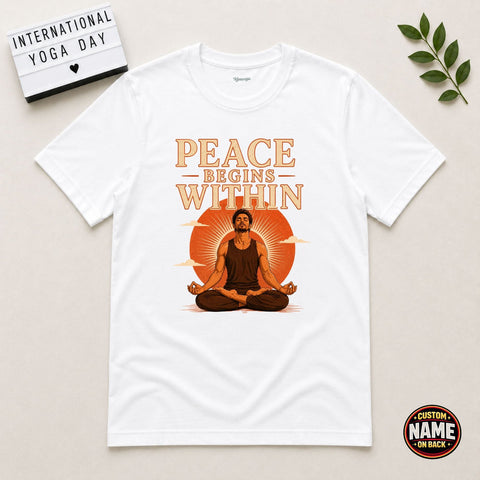 Yoga State of Mind Boy Printed Tshirt