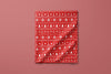 Christmas Tribal in a red & white