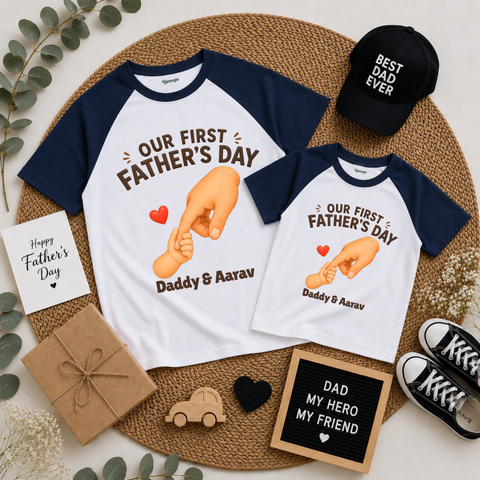 Father’s Day Matching Raglan T-Shirts