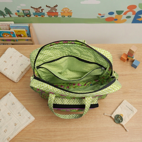 Tropical Bliss Print Baby Diaper Bag