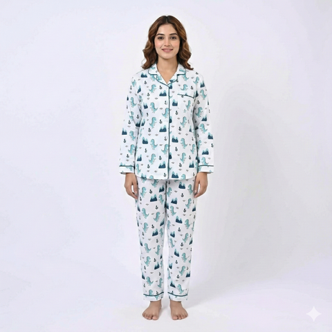 Dinosaur Printed Kids Night Suit