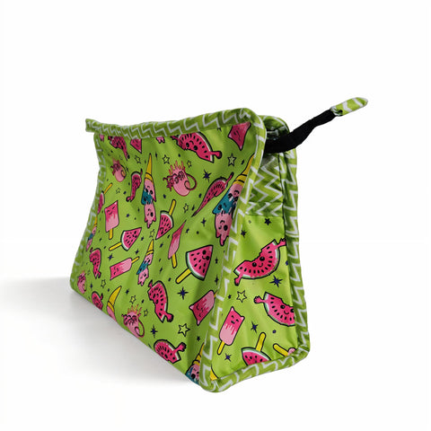 Tropical Bliss Print TrioZip Toiletry Bag