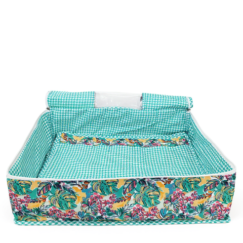 SUNSET JUNGLE PUNCH PRINT PRINT GRAND SAREE ORGANIZER
