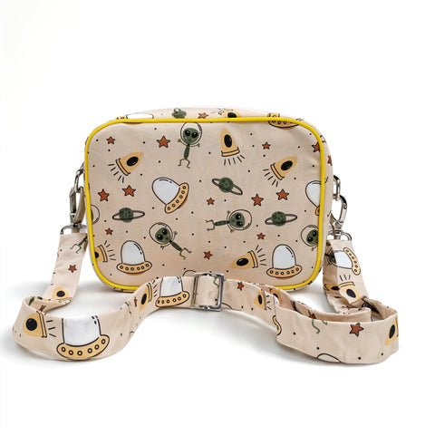 SPACE INVADERS PRINTS TRAVEL BAG