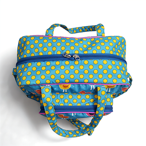 PLAYFUL BIRDS PRINT  Baby Diaper Bag
