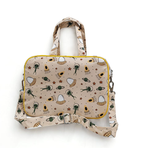 SPACE INVADERS PRINTS TRAVEL BAG