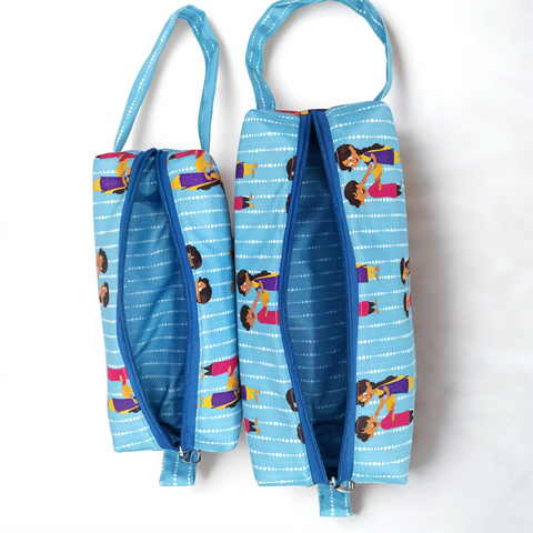 BHAI BEHAN VIBE Print Maxi Pouch Set