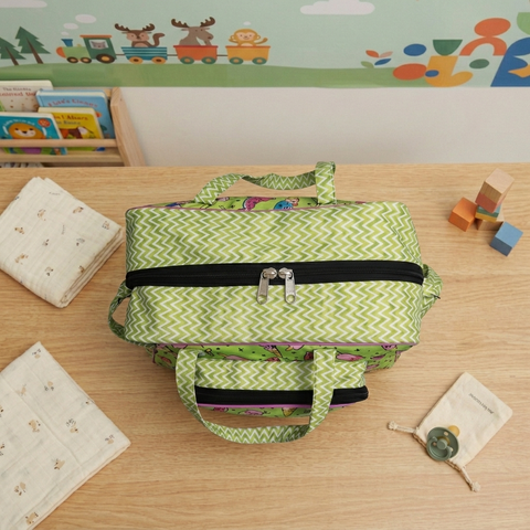 Tropical Bliss Print Baby Diaper Bag