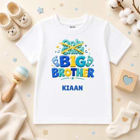Big Brother Reveal Personalized Kids T-Shirt