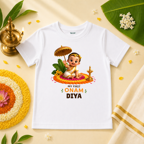 My First Onam Pookalam Festival Princess