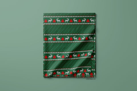 Christmas Tribal with Green
