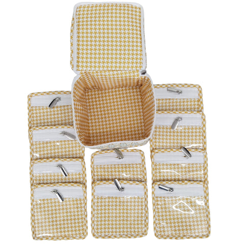 GOLDEN BLOSSOM MOSAIC PRINT EARRING ORGANIZER