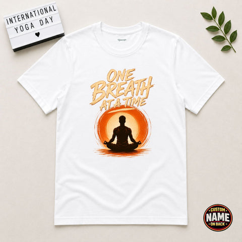 One Breath at a Time Boy Printed Tshirt