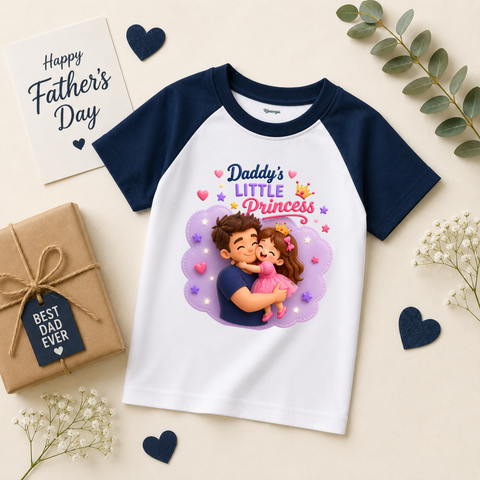 DADDYS LITTLE PRINCESS Raglan Tees