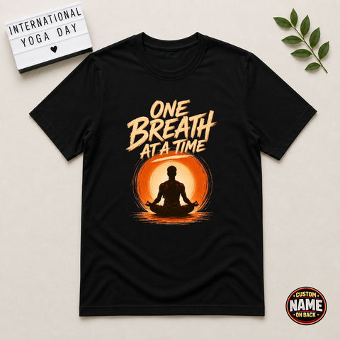 One Breath at a Time Boy Printed Tshirt