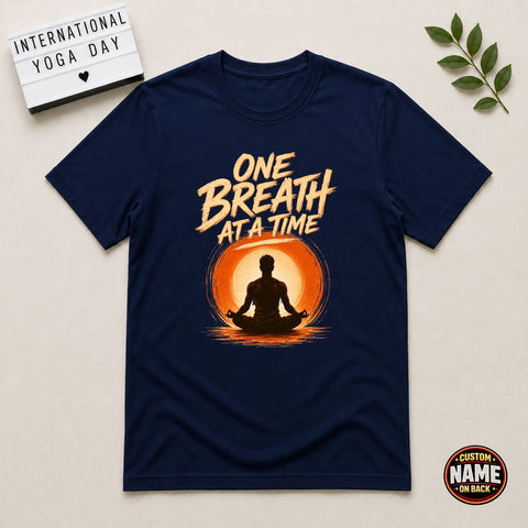 One Breath at a Time Boy Printed Tshirt