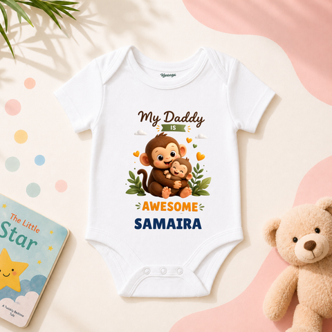 MY DAD IS AWESOME BABY TEE